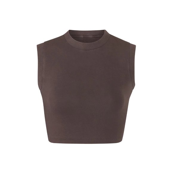 SKIMS Tops - SKIMS OUTDOOR CROP TANK ESPRESSO